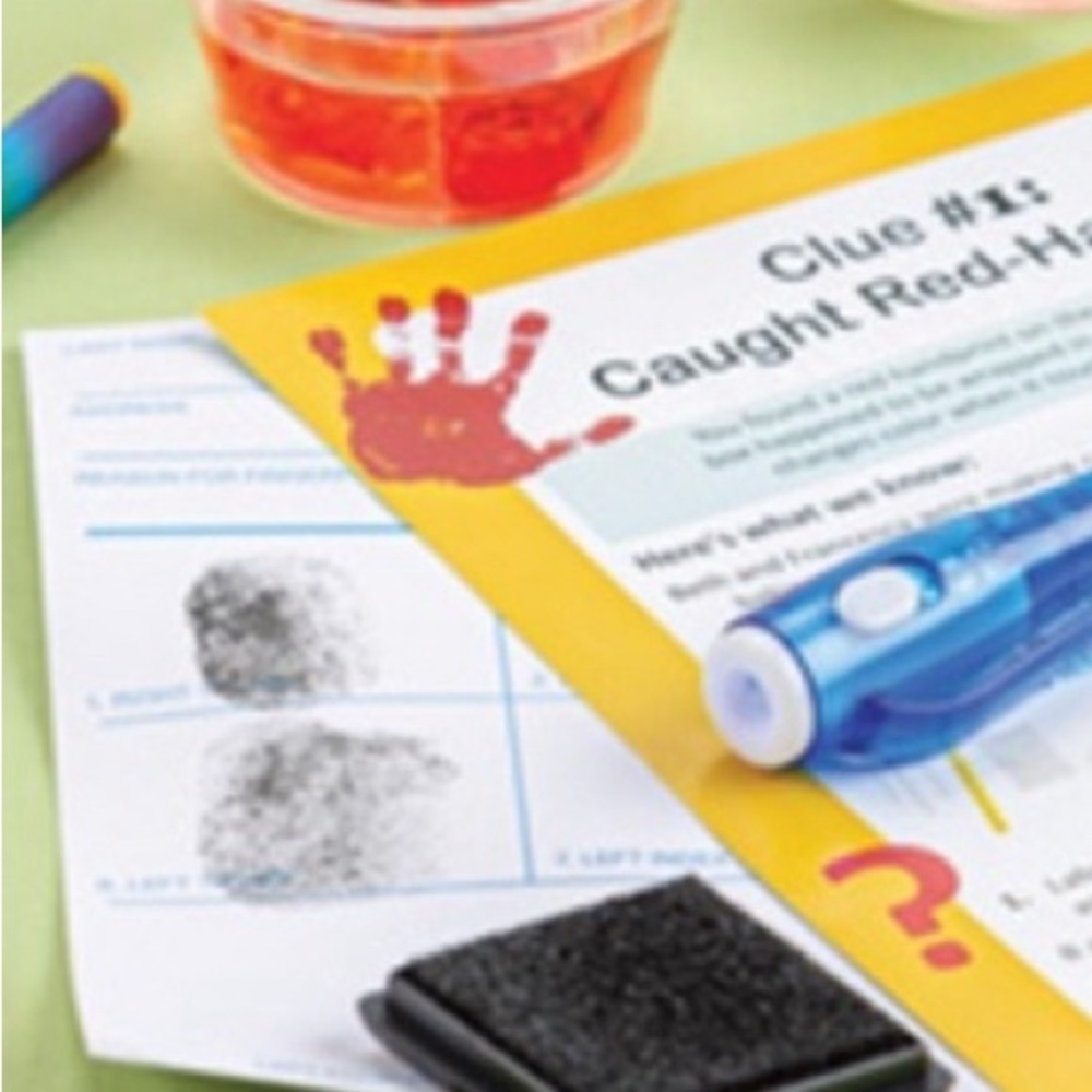 Genius Box Whodunnit Fingerprint Artwork Kids STEM Kit
